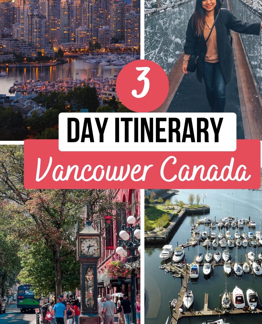 Vancouver in 3 days pin