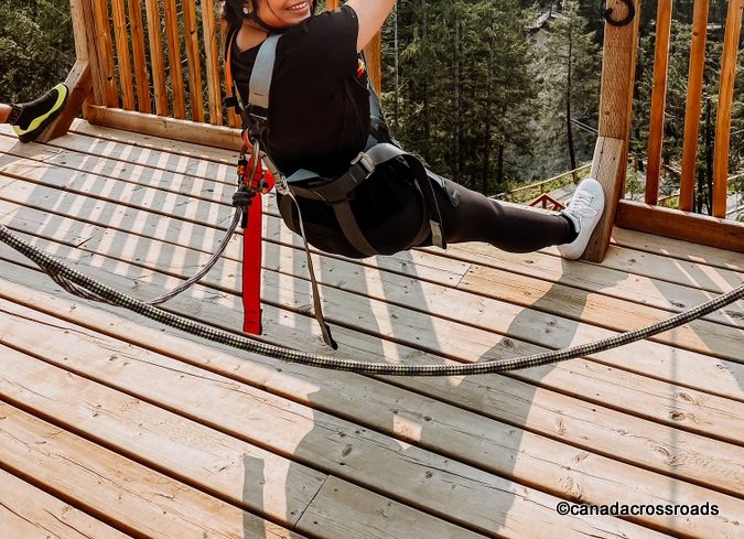 Ziplinning in Golden