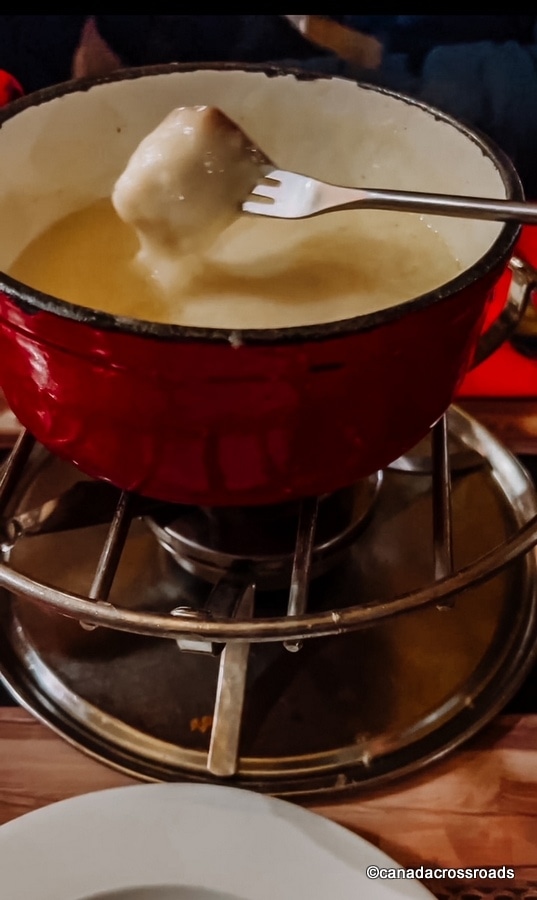 Fondue at the Grizzly House Banff Christmas Getaway: 23 Ways to celebrate Christmas in Banff