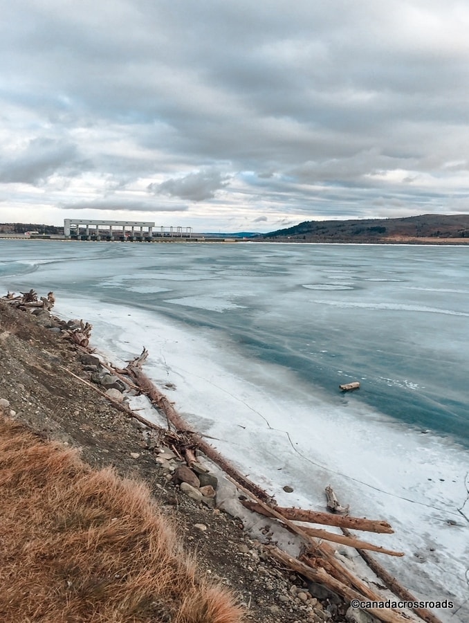 Ghost Lake in winter