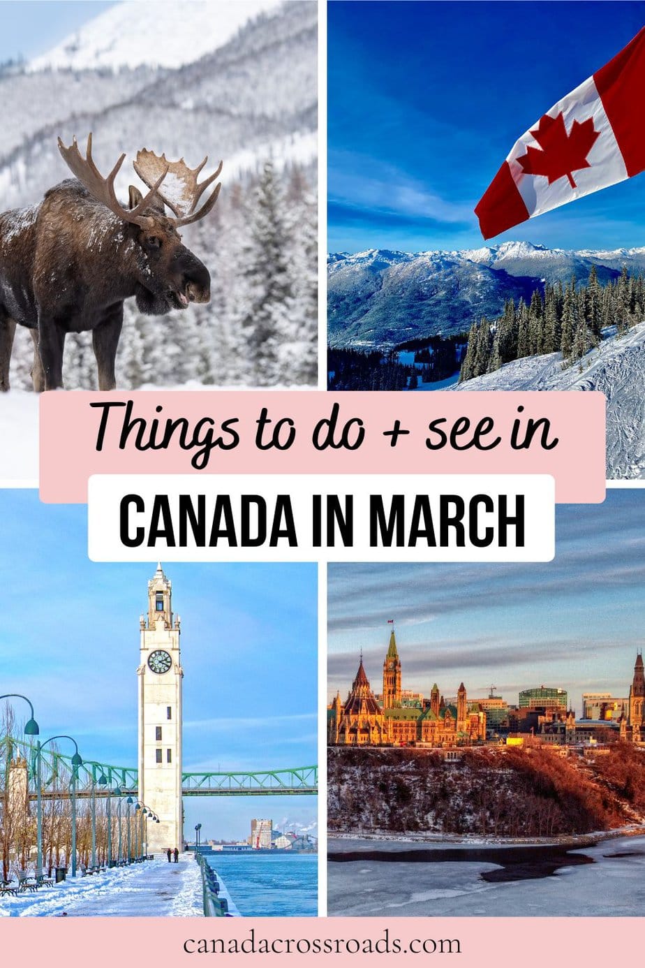 Serene Weather In March In Canada Background Concept Serene Weather In March In Canada Background Concept